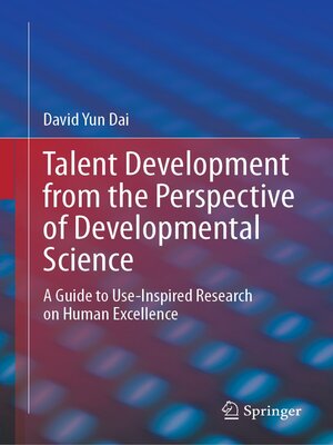 cover image of Talent Development from the Perspective of Developmental Science